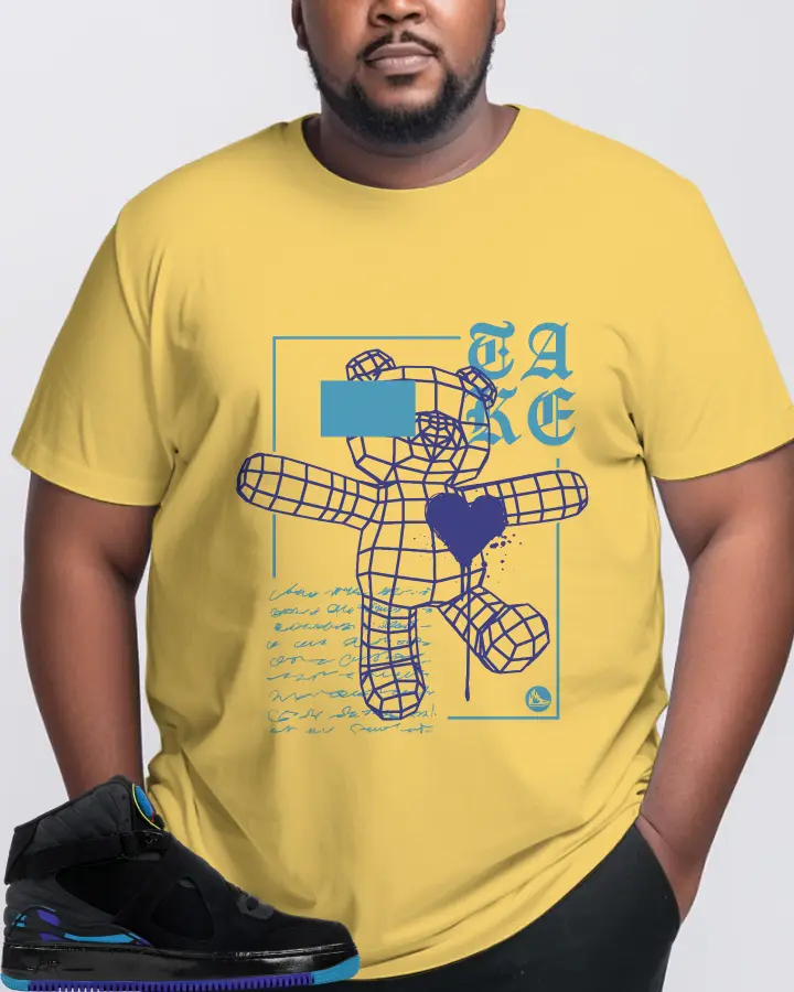 Jordan AJF 8 Sneaker Matching Yellow T-Shirt (TAKE) - View 10