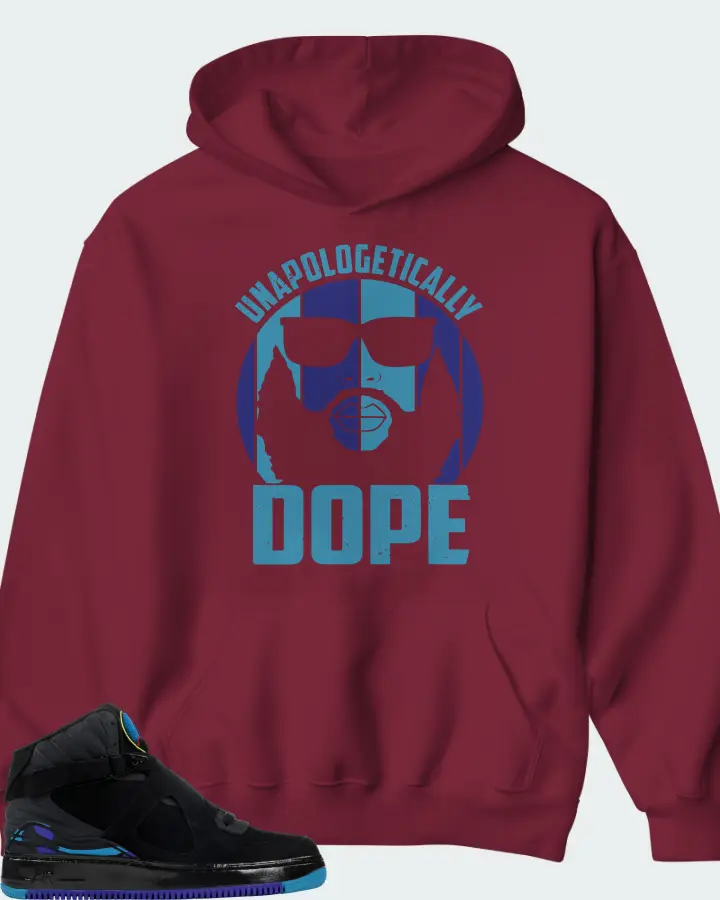 Hoodie in Maroon