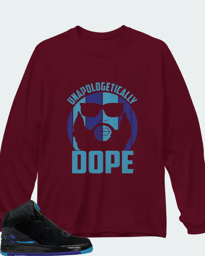 Long Sleeve T-Shirt in Maroon