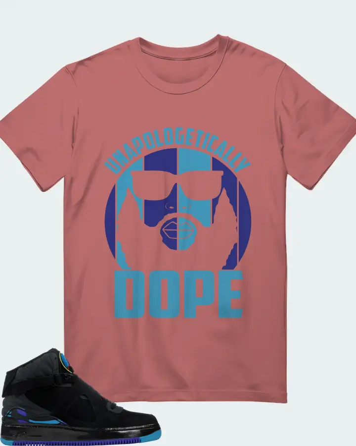 Jordan AJF 8 Sneaker Matching Mauve T-Shirt - UNAPOLOGETICALLY DOPE Man