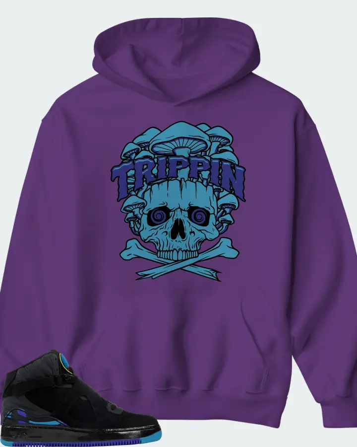 Hoodie in Purple