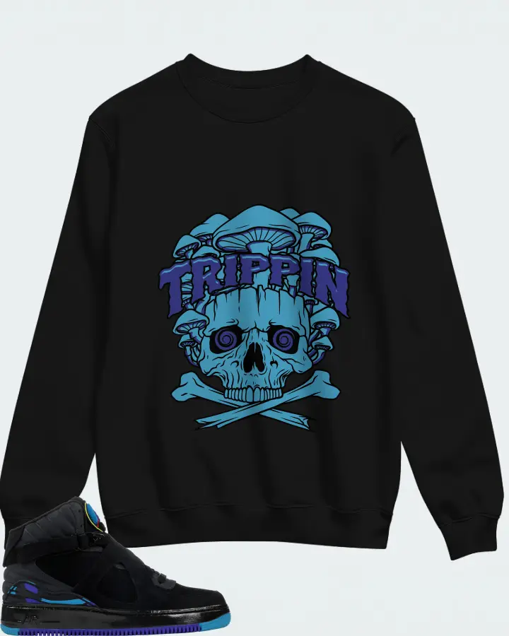 Sweatshirt in Black