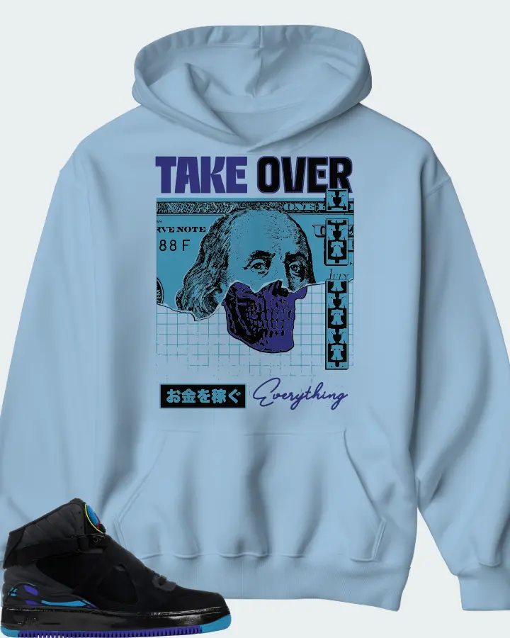 Hoodie in Carolina Blue