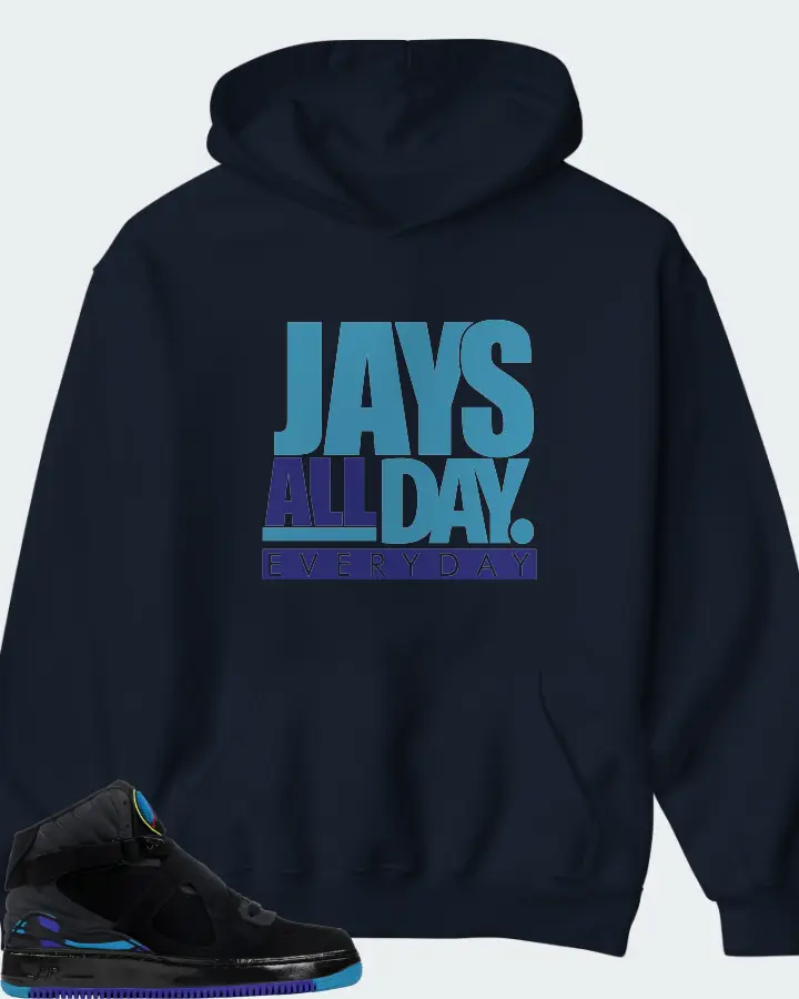 Jordan AJF 8 Sneaker Matching Kid's Hoodie - Jays All Day