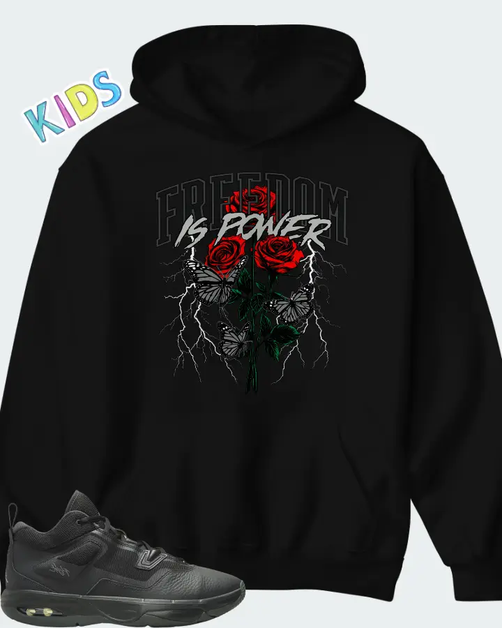 Jordan Stay Loyal 3 Black Anthracite Cool Grey Matching Kid's Hoodie