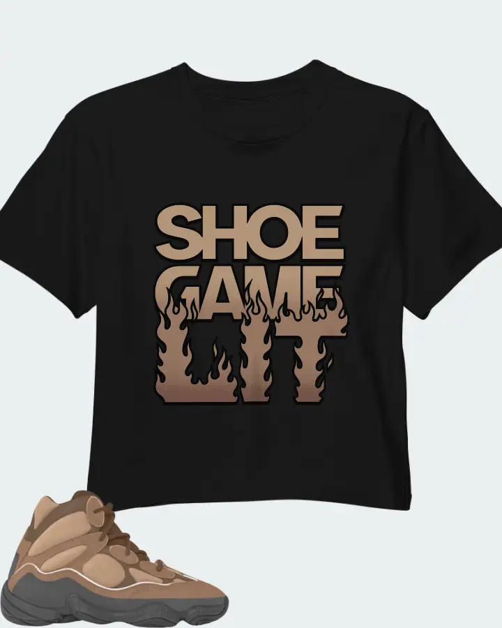 Yeezy 500 High Brown Matching Crop Top