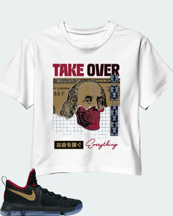 Nike KD 9 Sneaker Matching White Crop Top - Take Over