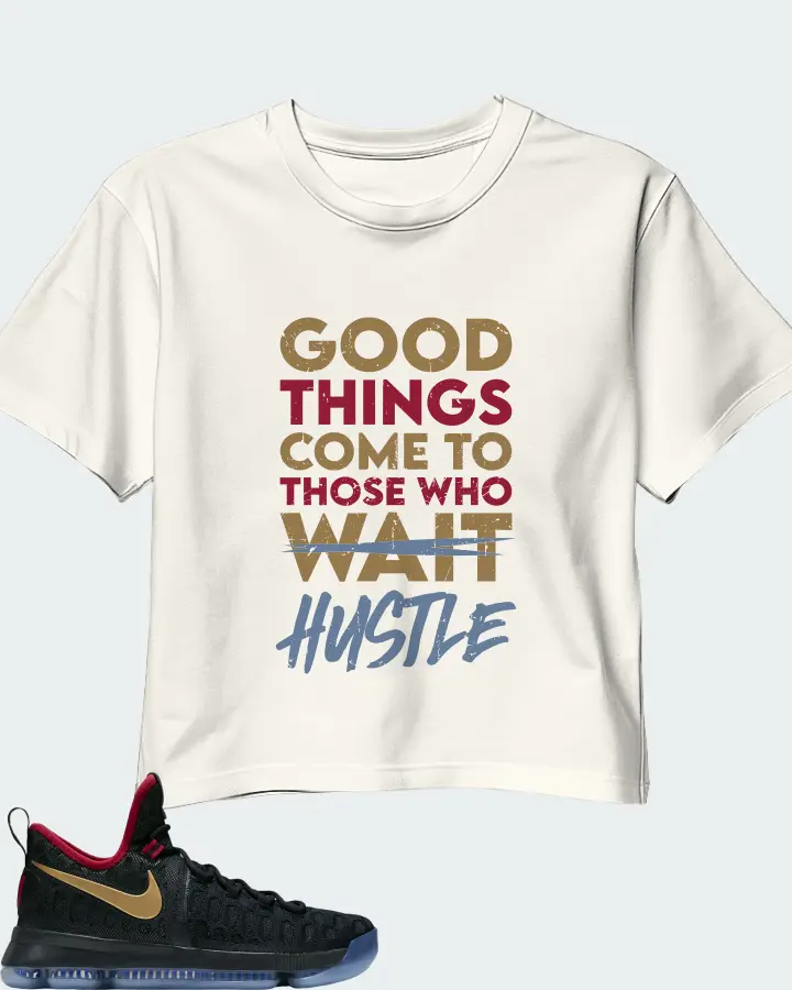 Nike KD 9 Sneaker Matching Ecru White Crop Top - Good Things Come
