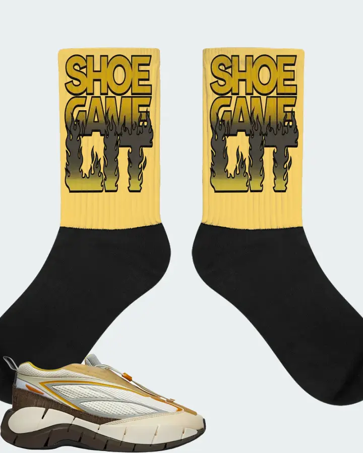 Reebok Zig 3D Storm Hydro Sneaker Matching Yellow Socks - Shoe Game Lit Refreshed