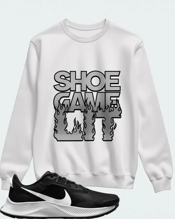Nike Pegasus Trail 3 Sneaker Matching White Sweatshirt - Shoe Game Lit Refreshed