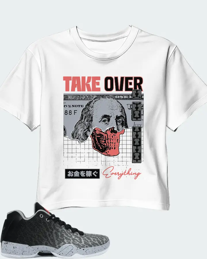 Jordan XX9 Low Sneaker Matching White Crop Top - Take Over