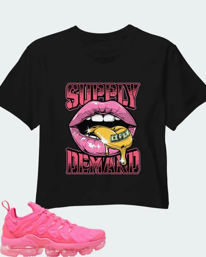 Wmns Nike Air VaporMax Plus  Hyper Pink  Matching Crop Top