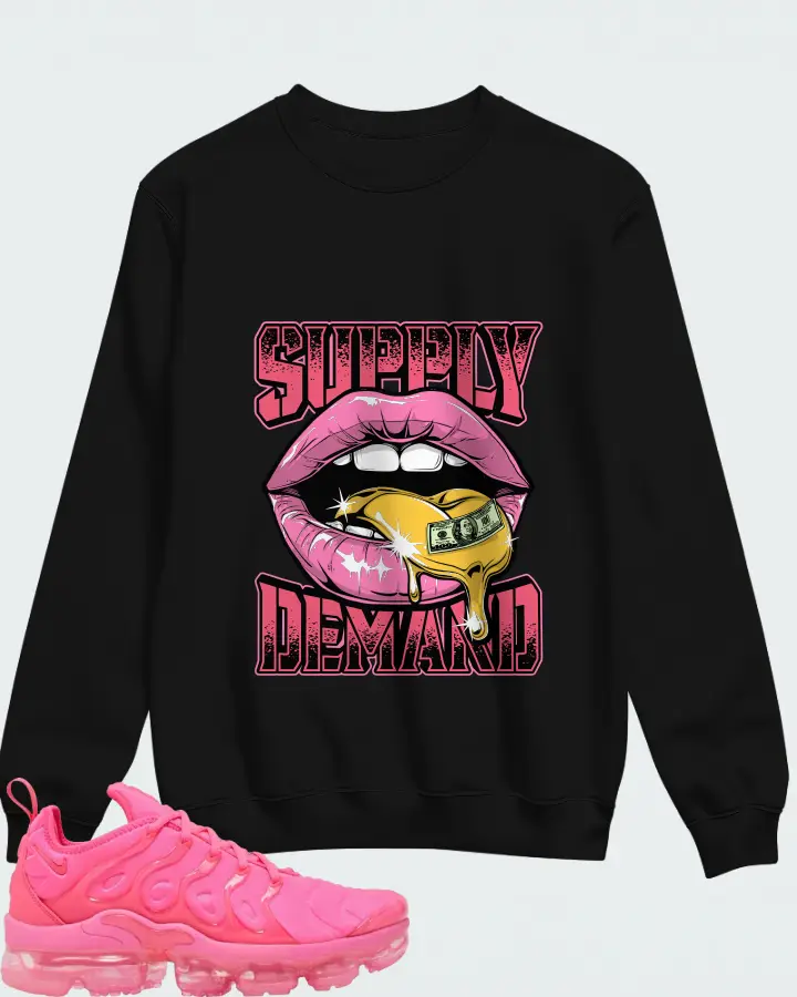 Wmns Nike Air VaporMax Plus  Hyper Pink  Matching Sweatshirt