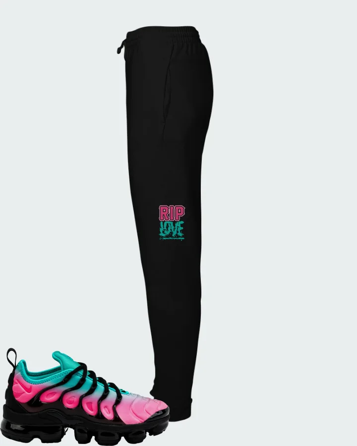 Nike Air VaporMax Plus Pink Blast Clear Jade Matching Joggers