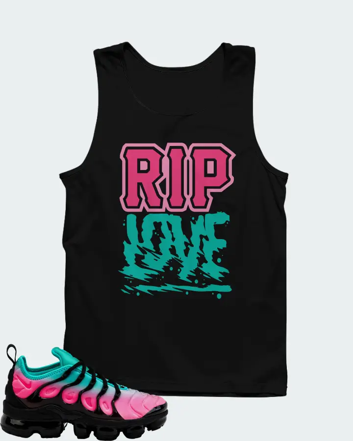 Nike Air VaporMax Plus Pink Blast Clear Jade Matching Tank Top
