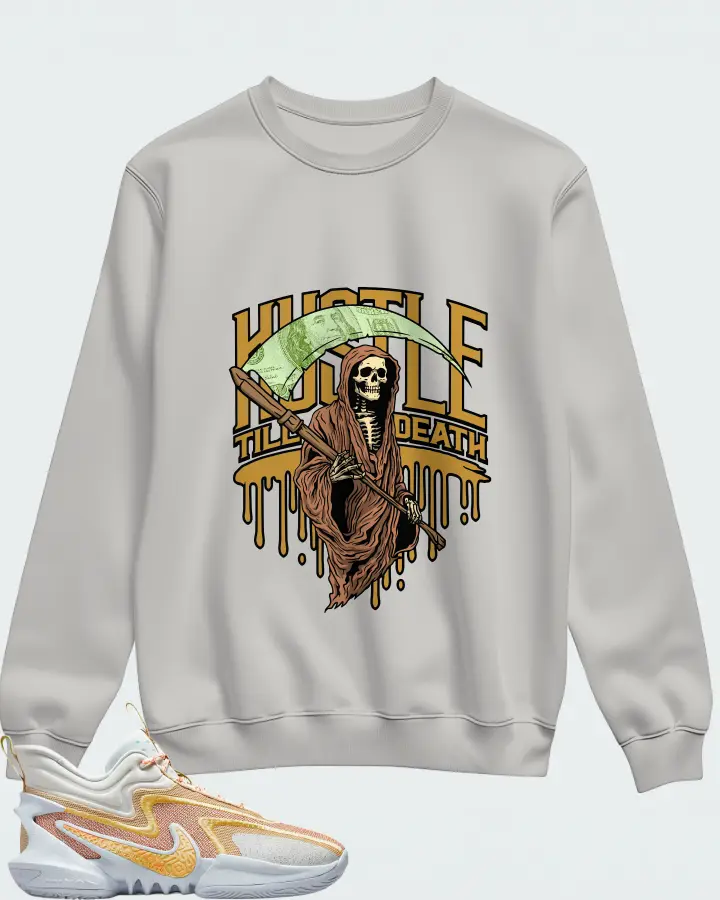 Nike Cosmic Unity 2 Off-White Football Grey Matching Sweatshirt