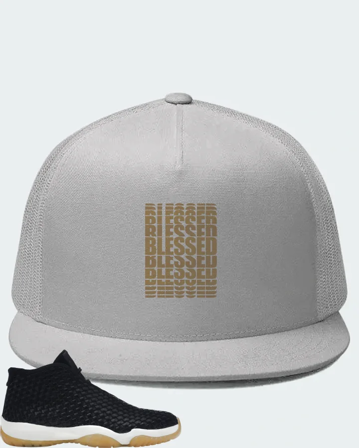 Jordan Future Sneaker Matching White Hat - BLESSED Many Times