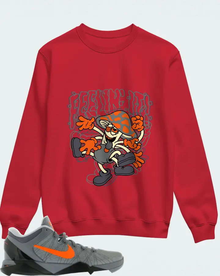 Sweatshirt in Red