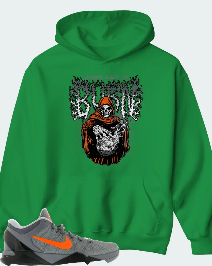 Hoodie in Kelly Green