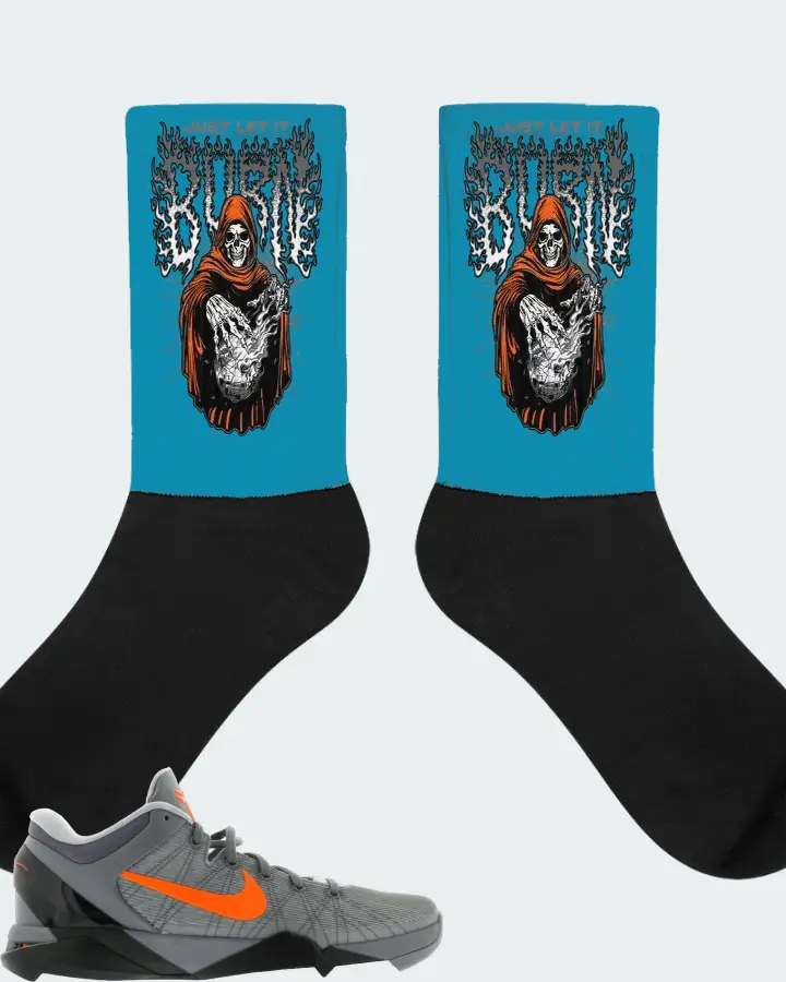 Socks in Aqua