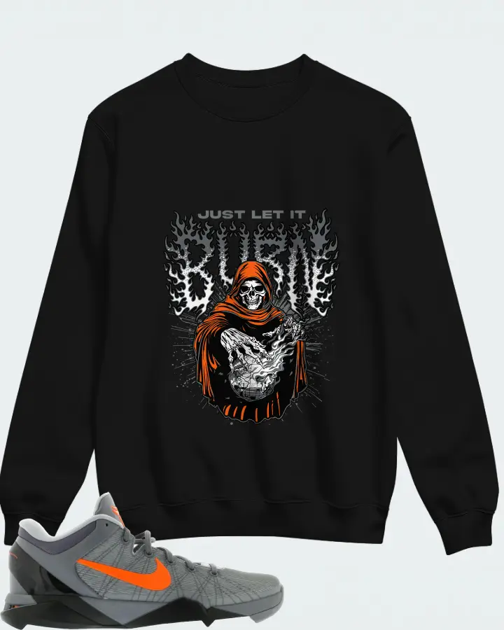 Sweatshirt in Black