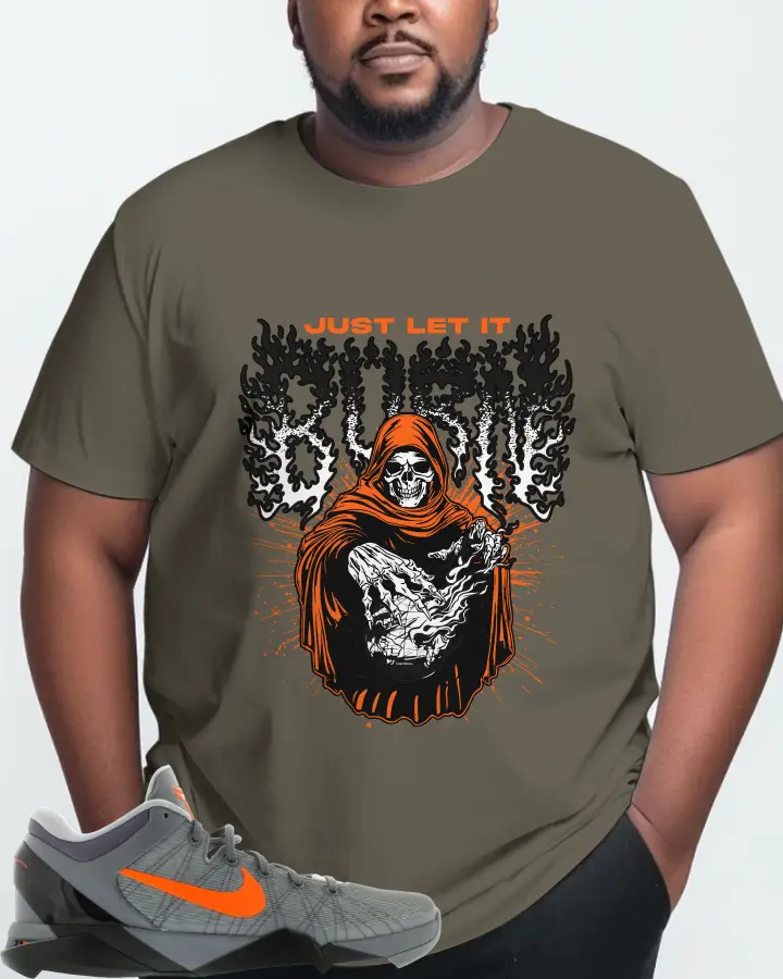 Nike Kobe 7 Sneaker Matching Army T-Shirt (Just Let It Burn) - View 10