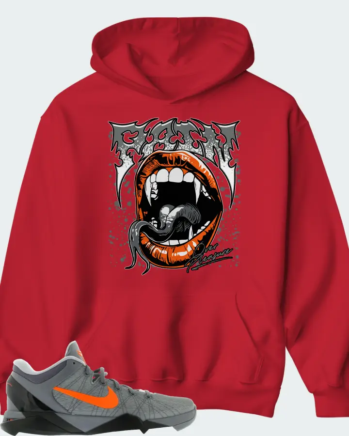 Hoodie in Red