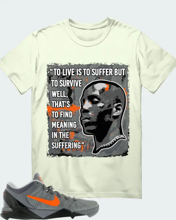 Nike Kobe 7 Sneaker Matching Citron Gildan T-Shirt - DMX Suffer Quote