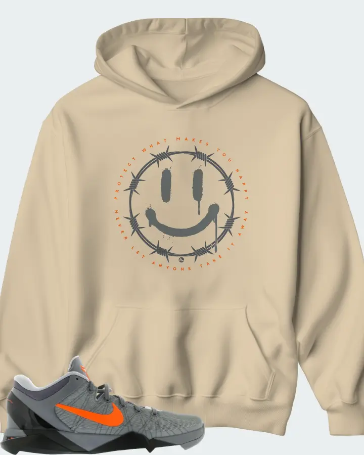 Hoodie in Cream