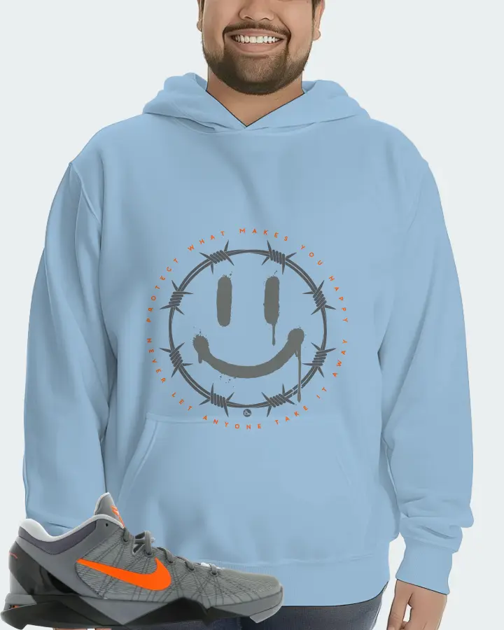 Nike Kobe 7 Sneaker Matching Carolina Blue Hoodie (PROTECT) - View 6