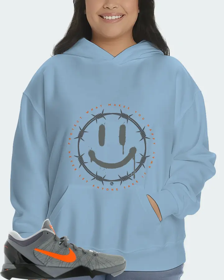 Nike Kobe 7 Sneaker Matching Carolina Blue Hoodie (PROTECT) - View 7