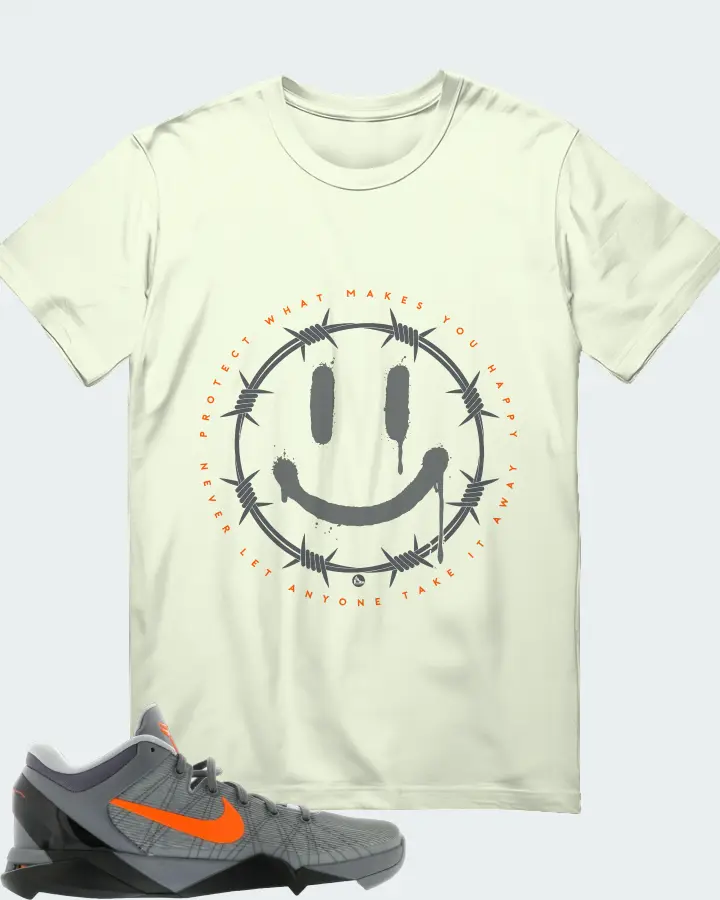 Nike Kobe 7 Sneaker Matching Citron Gildan T-Shirt (PROTECT) - View 1