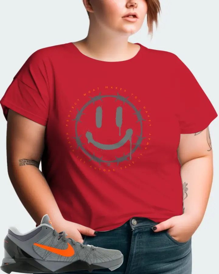 Nike Kobe 7 Sneaker Matching Red Kid's T-Shirt (PROTECT) - View 11