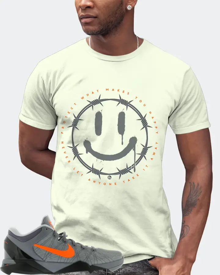 Nike Kobe 7 Sneaker Matching Citron Gildan T-Shirt (PROTECT) - View 2