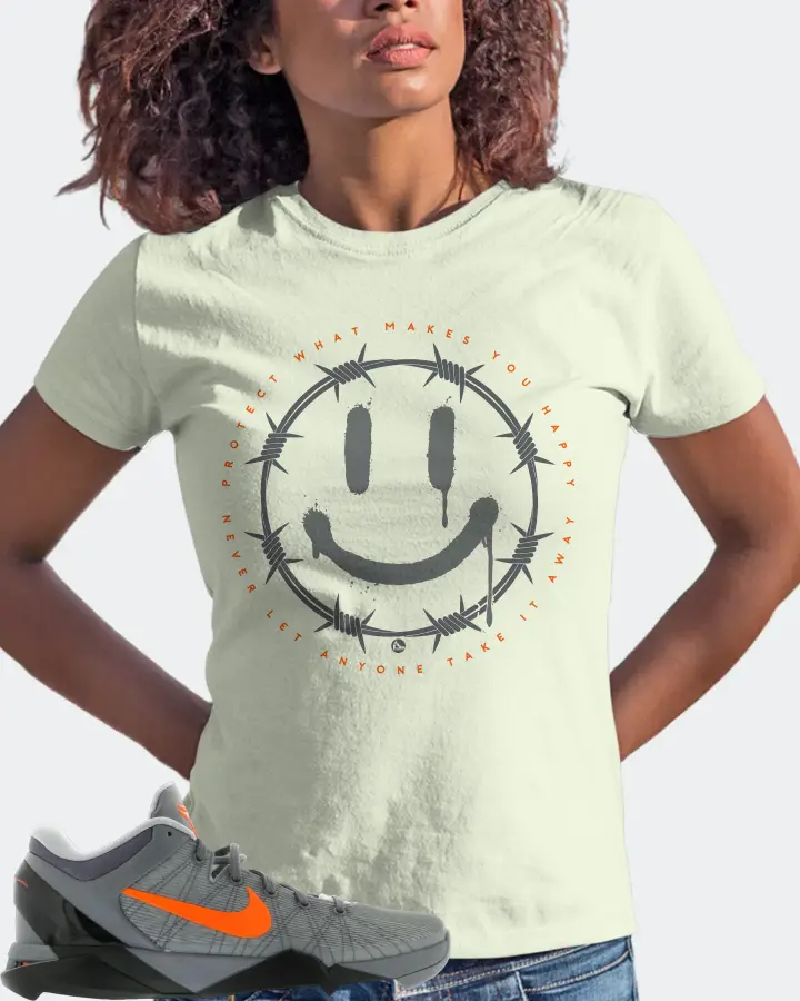 Nike Kobe 7 Sneaker Matching Citron Gildan T-Shirt (PROTECT) - View 3