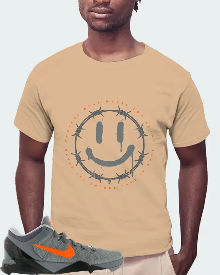 Nike Kobe 7 Sneaker Matching Cream Gildan T-Shirt (PROTECT) - View 4