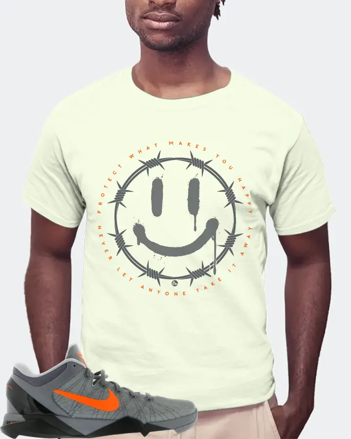 Nike Kobe 7 Sneaker Matching Citron Gildan T-Shirt (PROTECT) - View 4