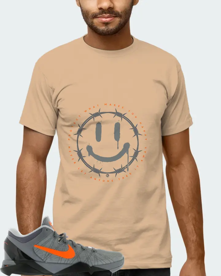 Nike Kobe 7 Sneaker Matching Cream Gildan T-Shirt (PROTECT) - View 6