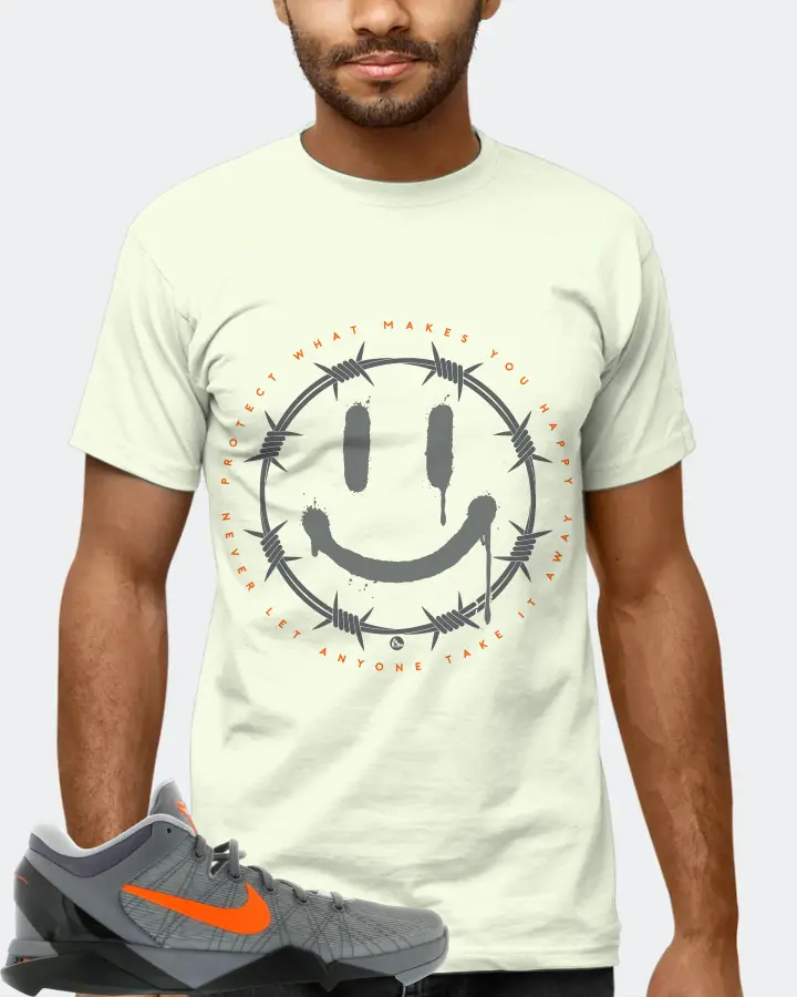 Nike Kobe 7 Sneaker Matching Citron Gildan T-Shirt (PROTECT) - View 6