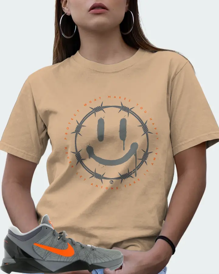 Nike Kobe 7 Sneaker Matching Cream Gildan T-Shirt (PROTECT) - View 7