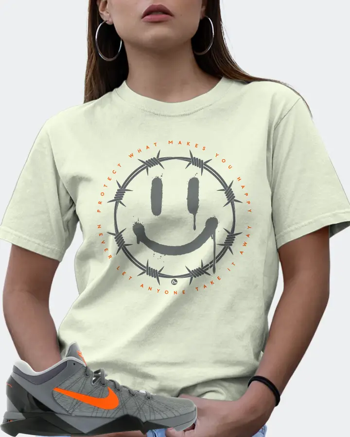 Nike Kobe 7 Sneaker Matching Citron Gildan T-Shirt (PROTECT) - View 7