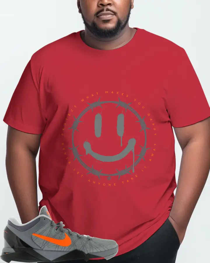 Nike Kobe 7 Sneaker Matching Red Kid's T-Shirt (PROTECT) - View 10