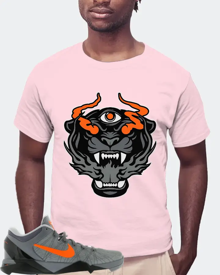 Nike Kobe 7 Sneaker Matching Soft Pink T-Shirt (The Beast) - View 4