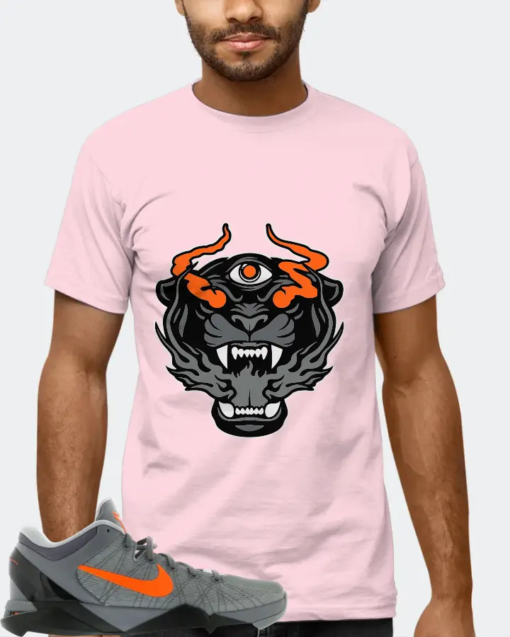 Nike Kobe 7 Sneaker Matching Soft Pink T-Shirt (The Beast) - View 6