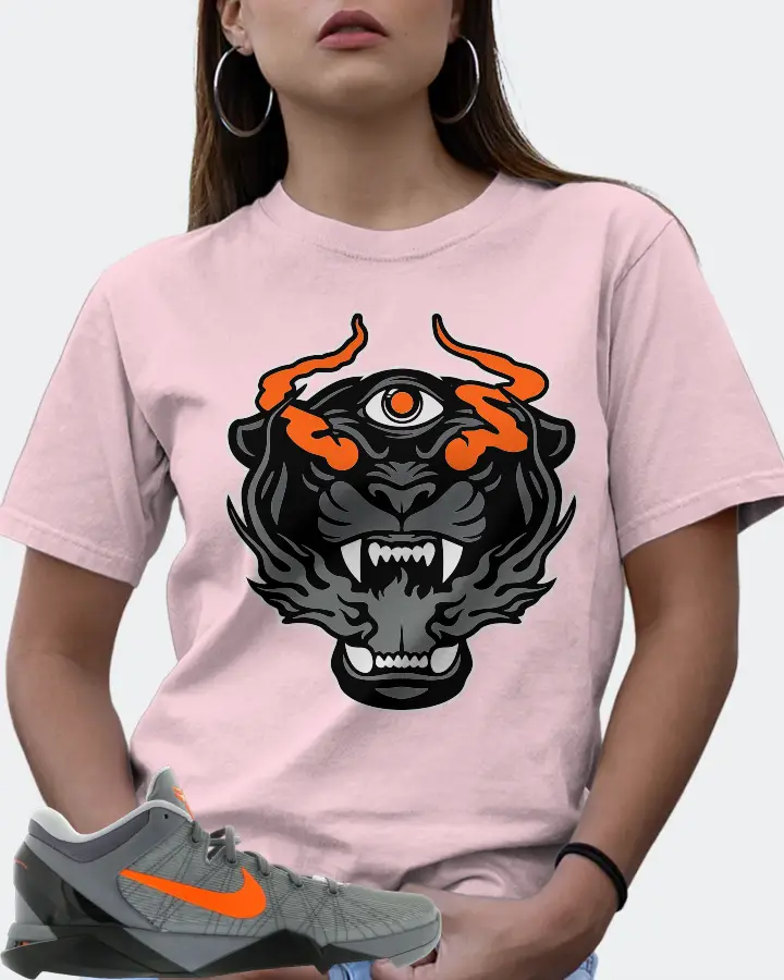 Nike Kobe 7 Sneaker Matching Soft Pink T-Shirt (The Beast) - View 7