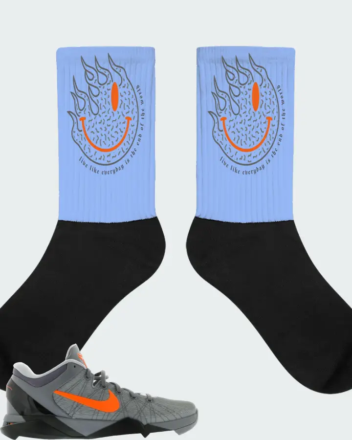 Socks in Carolina Blue