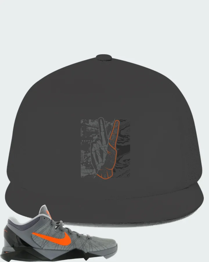 Nike Kobe 7 Sneaker Matching Dark Grey Hat (Peace of mind) - View 1