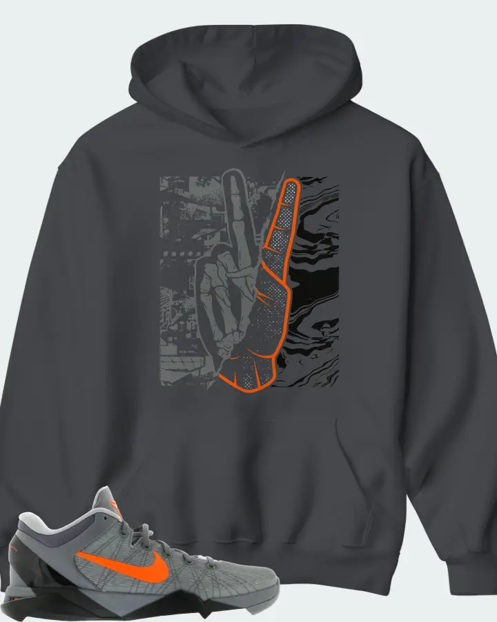 Hoodie in Dark Grey