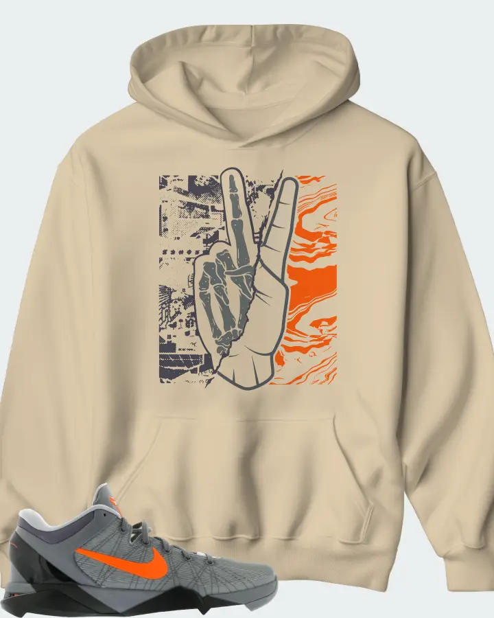 Hoodie in Cream