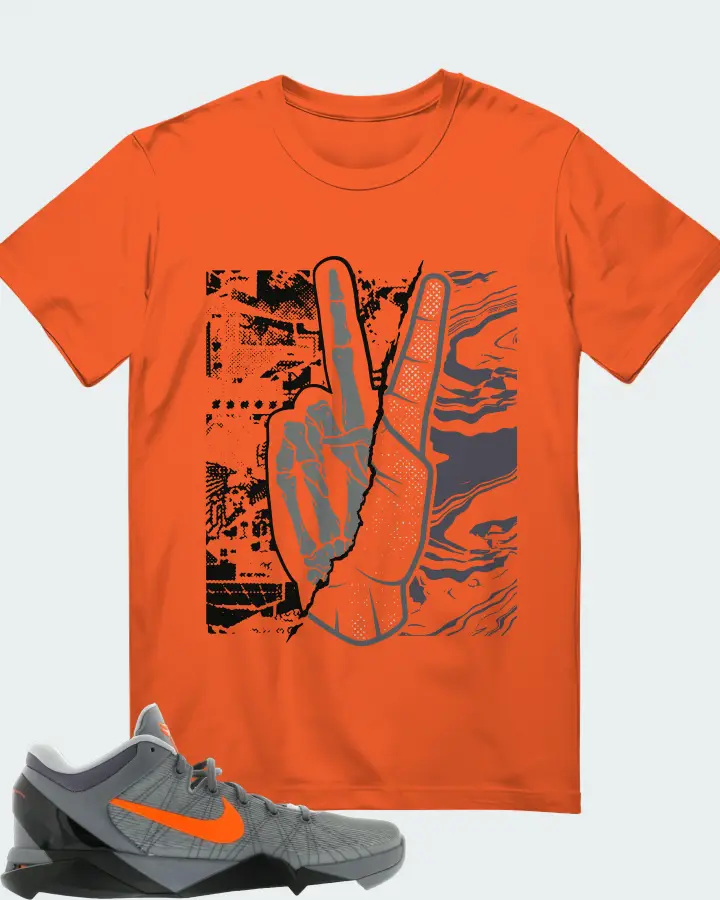 T-Shirt in Orange